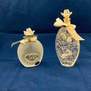 Set of Two Vintage Astuni Perfume Bottles & Lids